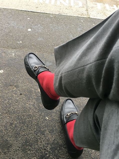 socks with gucci loafers